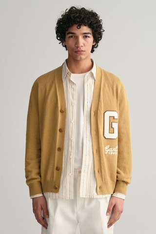 Cardigan relaxed - Senape