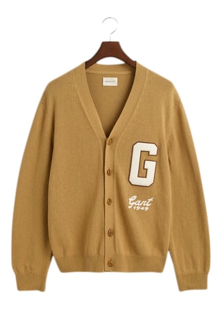 Cardigan relaxed - Senape