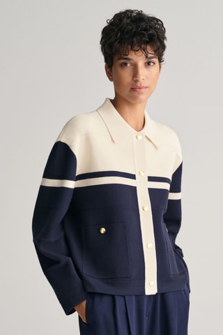 Cardigan relaxed - Navy