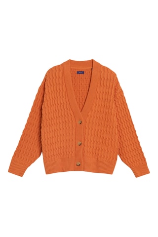 Cardigan relaxed - Arancione