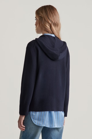 Cardigan in lana d’agnello - Navy