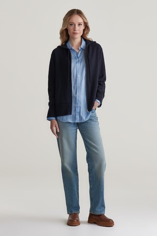 Cardigan in lana d’agnello - Navy