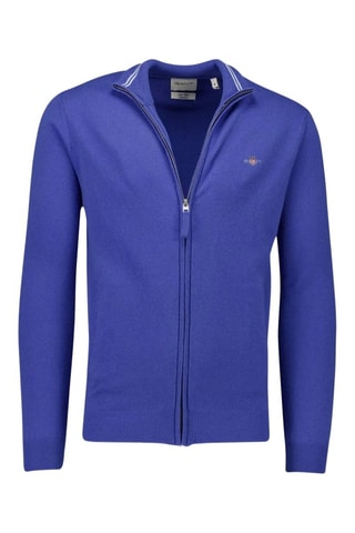 Cardigan in lana d’agnello - Blu