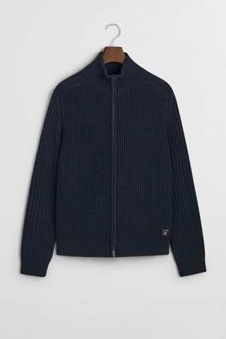 Cardigan in lana d’agnello - Navy