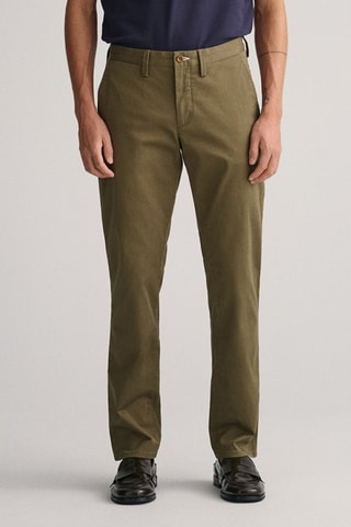 Pantaloni in cotone bio - Marrone