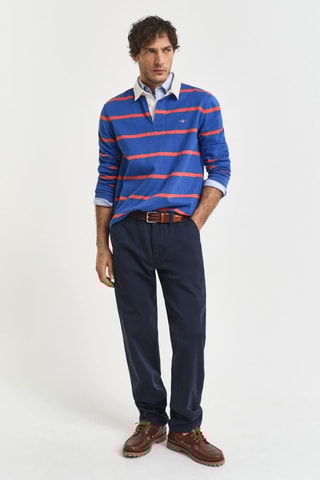 Pantaloni in cotone bio - Navy