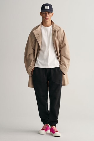 Pantaloni sportivi in cotone bio - Nero