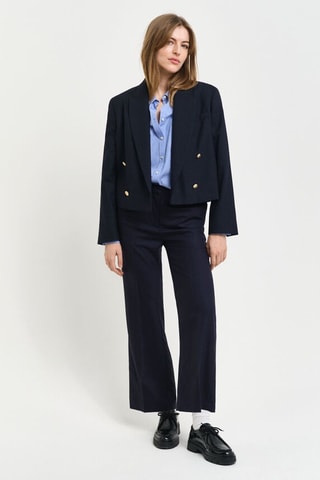 Pantaloni in lana - Navy