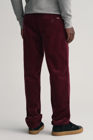 Pantaloni in velluto - Rosso