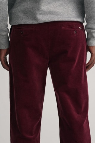 Pantaloni in velluto - Rosso