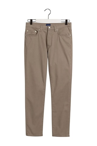 Pantaloni slim - Beige scuro
