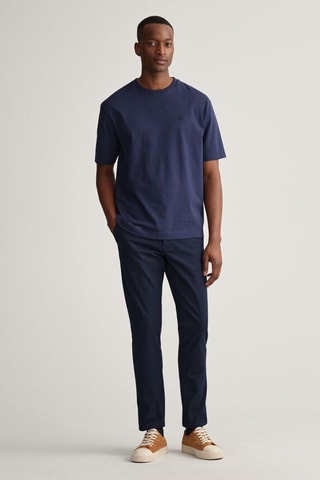 Pantaloni chino slim - Navy