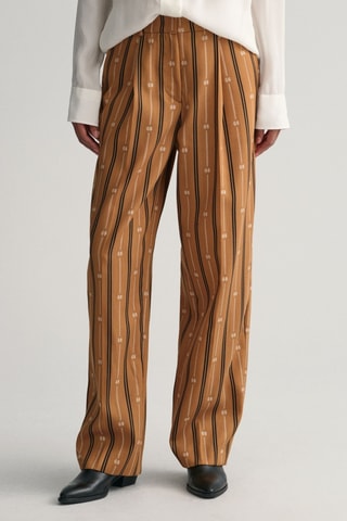 Pantaloni in lana - Marrone chiaro