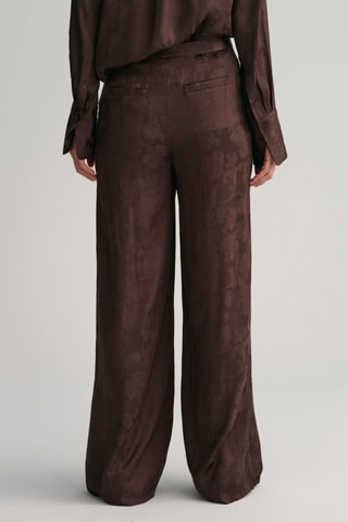 Pantaloni wide legs - Marrone