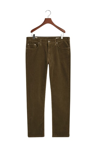 Pantaloni regular - Verde oliva