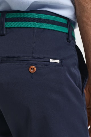 Pantaloni chino slim in cotone bio - Navy