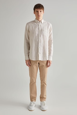 Pantaloni chino slim - Beige