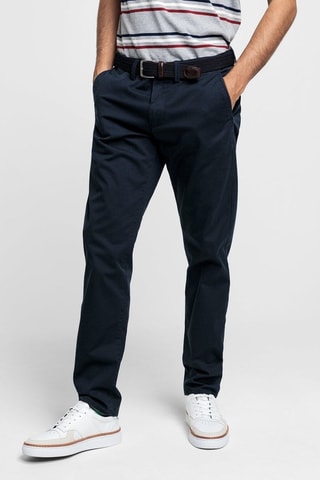 Pantaloni chino slim - Navy