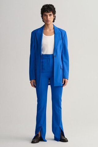 Pantaloni a vita alta - Blu elettrico