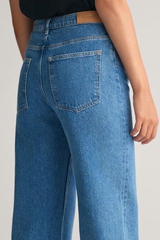 Jeans wide legs - Blu medio