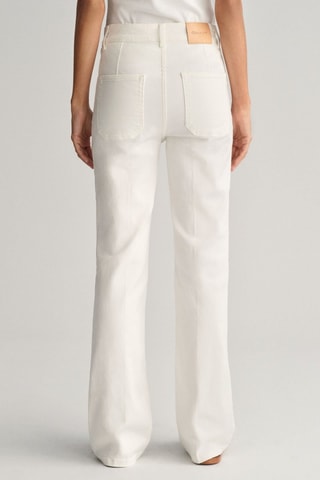 Jeans a vita alta - Bianco