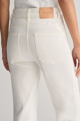 Jeans a vita alta - Bianco