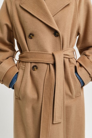 Cappotto in lana e cashmere - Beige