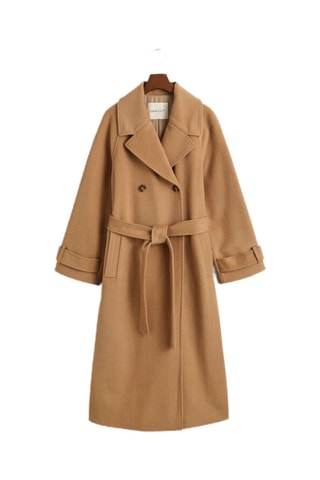 Cappotto in lana e cashmere - Beige