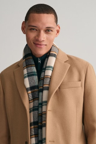 Cappotto regular in lana - Cammello