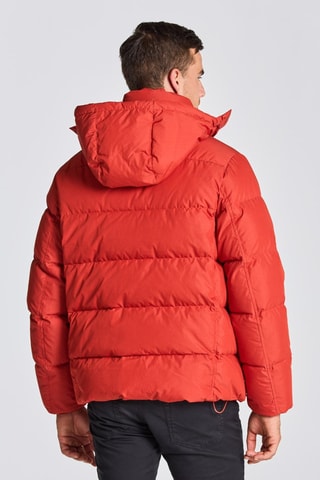 Piumino con cappuccio - Rosso