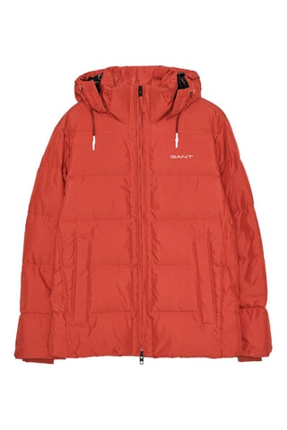 Piumino con cappuccio - Rosso