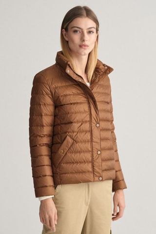 Piumino regular - Marrone