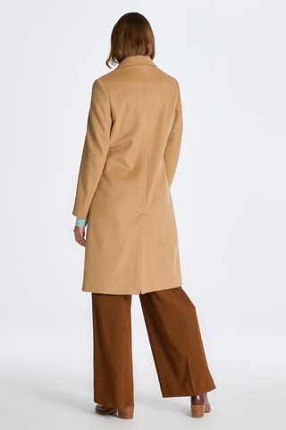 Cappotto regular in lana - Beige
