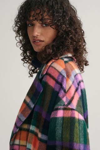 Cappotto relaxed in lana - Verde