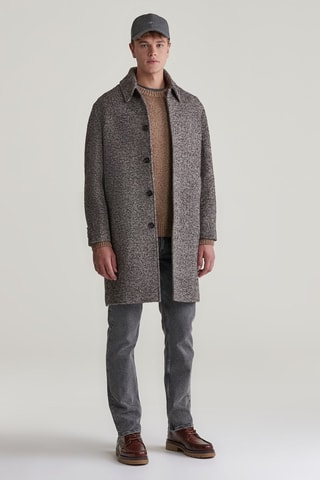 Cappotto regular in lana - Grigio