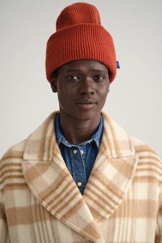 Cappotto relaxed in lana - Beige