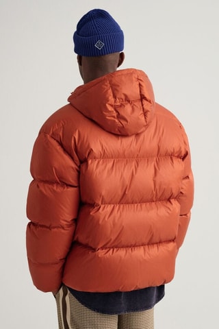 Piumino con cappuccio - Arancione