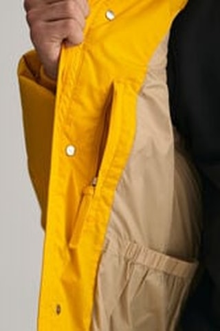 Piumino relaxed con cappuccio - Giallo