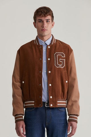 Giubbotto regular - Marrone