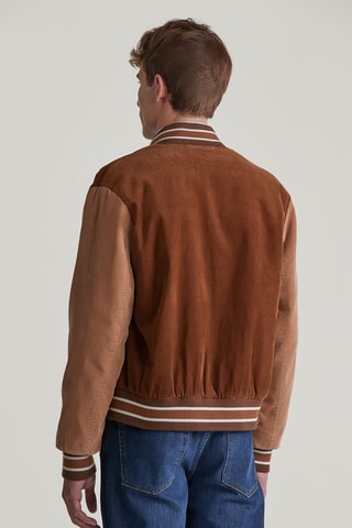 Giubbotto regular - Marrone