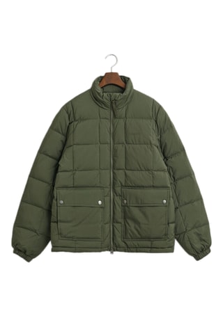 Piumino regular - Verde kaki