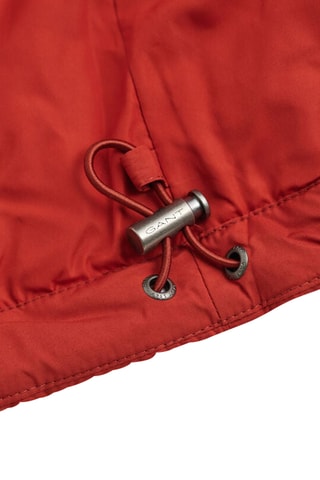 Piumino regular - Rosso mattone