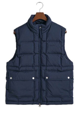 Piumino regular senza maniche - Navy