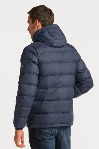 Piumino con cappuccio - Navy