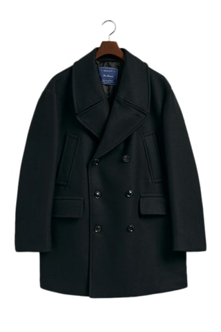 Caban in lana - Nero