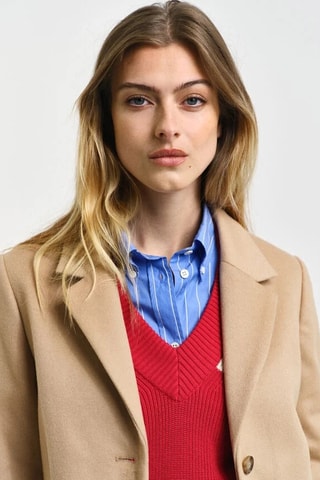 Cappotto in lana e cashmere - Beige