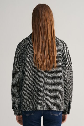 Giacca in lana - Nero ed ecrù