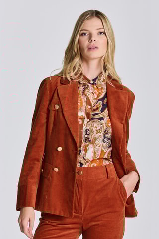 Giacca slim - Ruggine