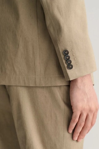 Giacca in lino - Marrone chiaro