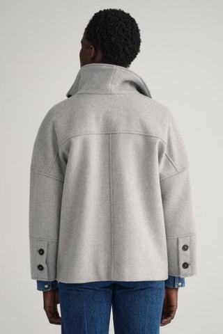 Giacca relaxed in lana - Grigio chiaro
